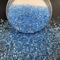 3mm(0.12 in) Blue Diamond Pointyback Transparent Resin Rhinestone (No Luminous) - 11 Colors