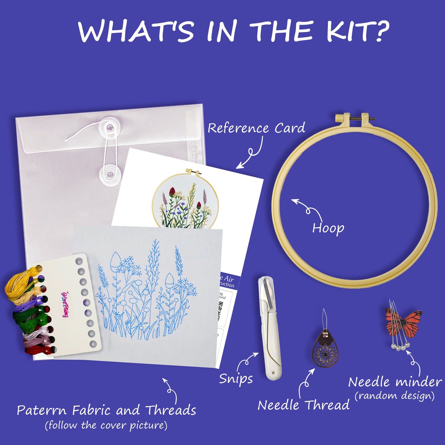 Dance In The Air - embroidery kit