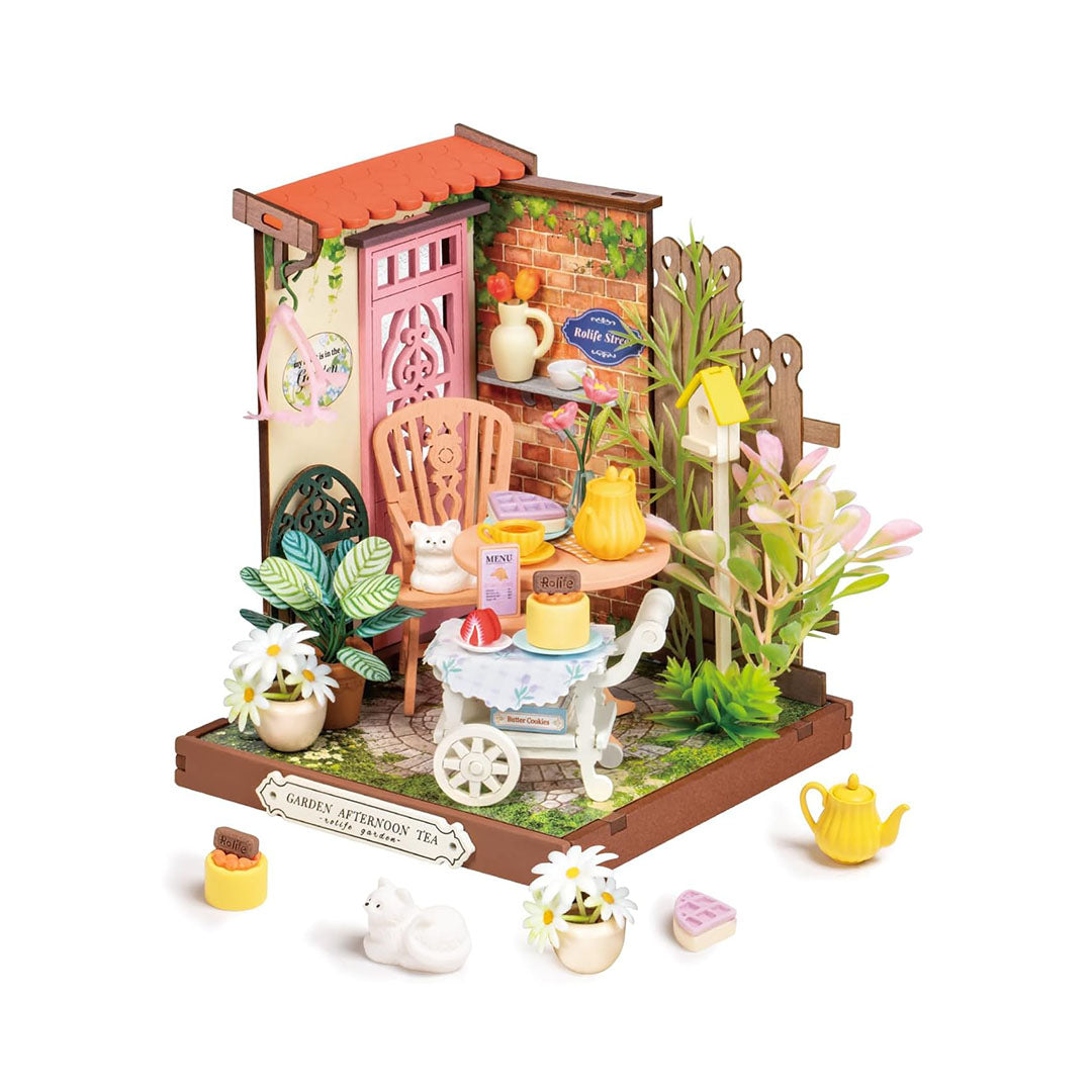 Fancy Tea Yard - Miniature Dollhouse Kit Series