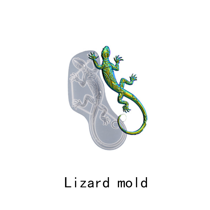 DIY Lizard Figurine Silicone Resin Mold – kosblingstore