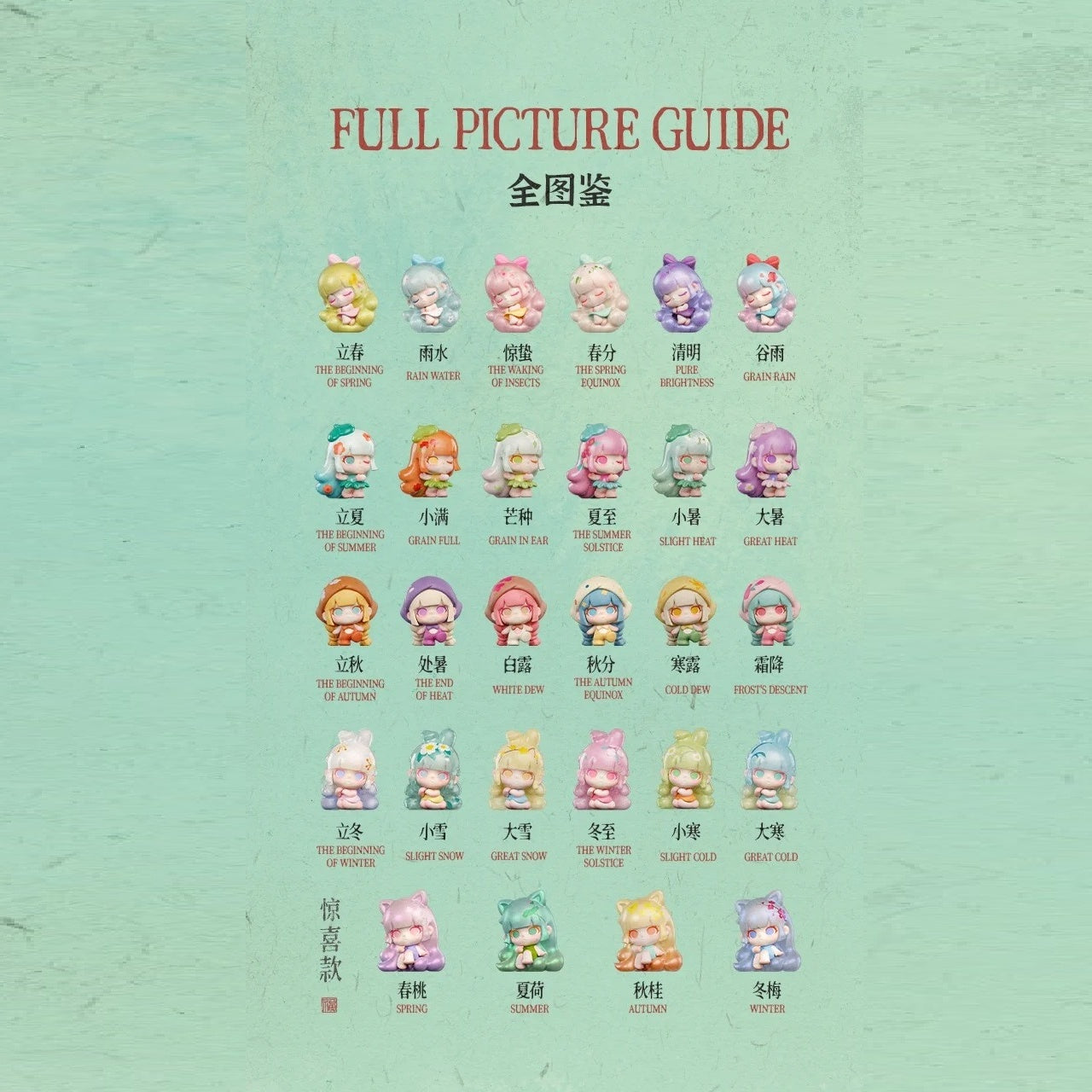 Liita The 24 Solar Terms Mili Series  - Kosbling Doll Series -Beads Doll