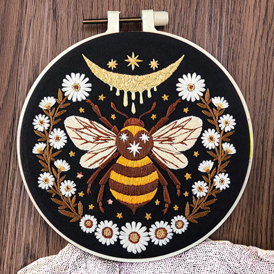 Flower And Bee - Embroidery Kit