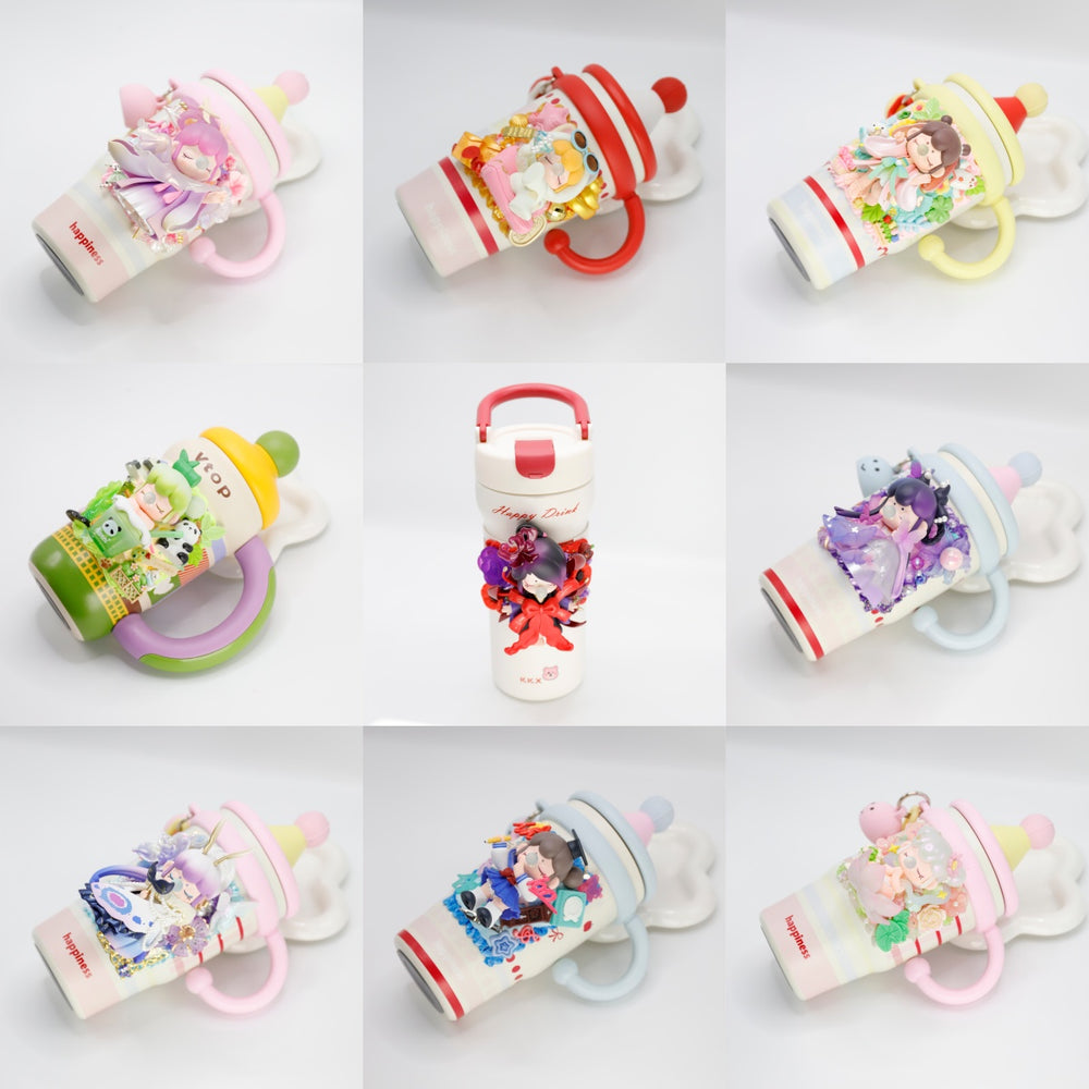 Kosbling Handmade Cream Glue Doll Cup