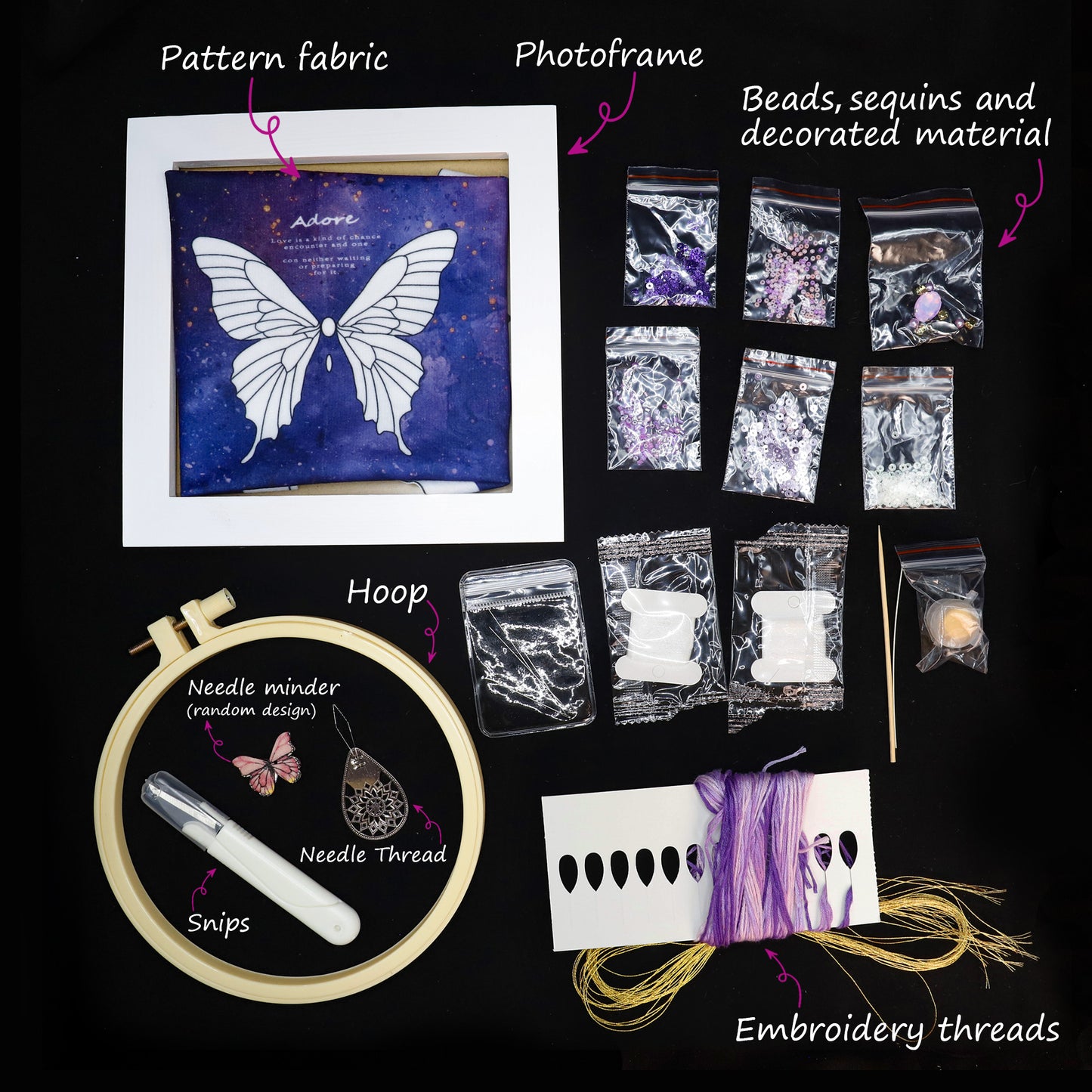 Nova - Chasing Light Embroidery Kit