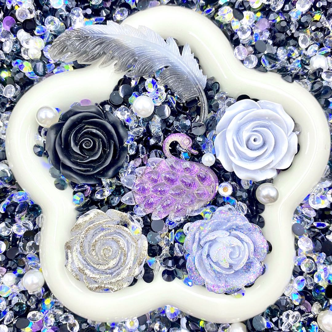 Black Swan Rose Mix-glow- glow-F1059