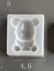 DIY Bear cub handmade silicone resin mold