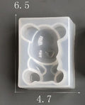 DIY Bear cub handmade silicone resin mold