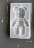 DIY Bear cub handmade silicone resin mold