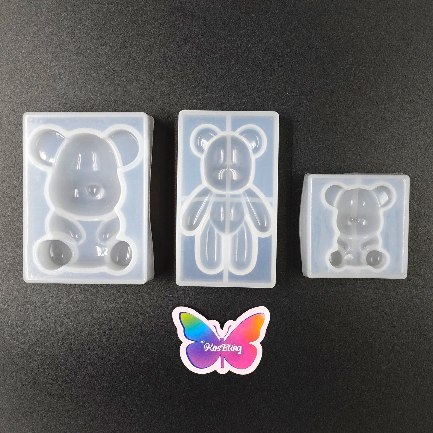 DIY Bear cub handmade silicone resin mold