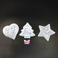 Christmas tree snowman Elk Christmas house listing resin silicone mold