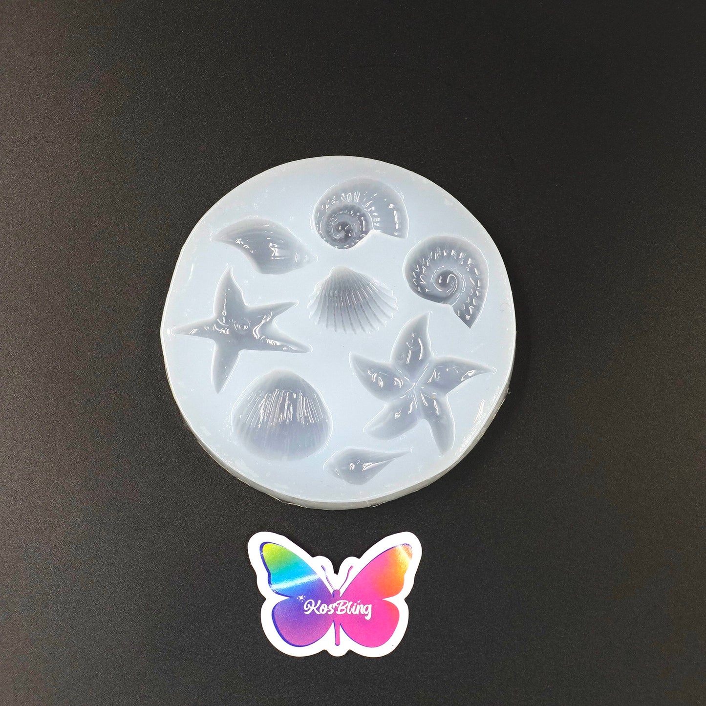 DIY seastar&shells,  Pawprints&bones Resin Molds