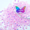 6MM Jelly AB Flatback Resin Rhinestone - 6 Colors