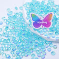 6MM Clear AB Flatback Resin Rhinestone - 9 Colors