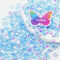 6MM Clear AB Flatback Resin Rhinestone - 9 Colors