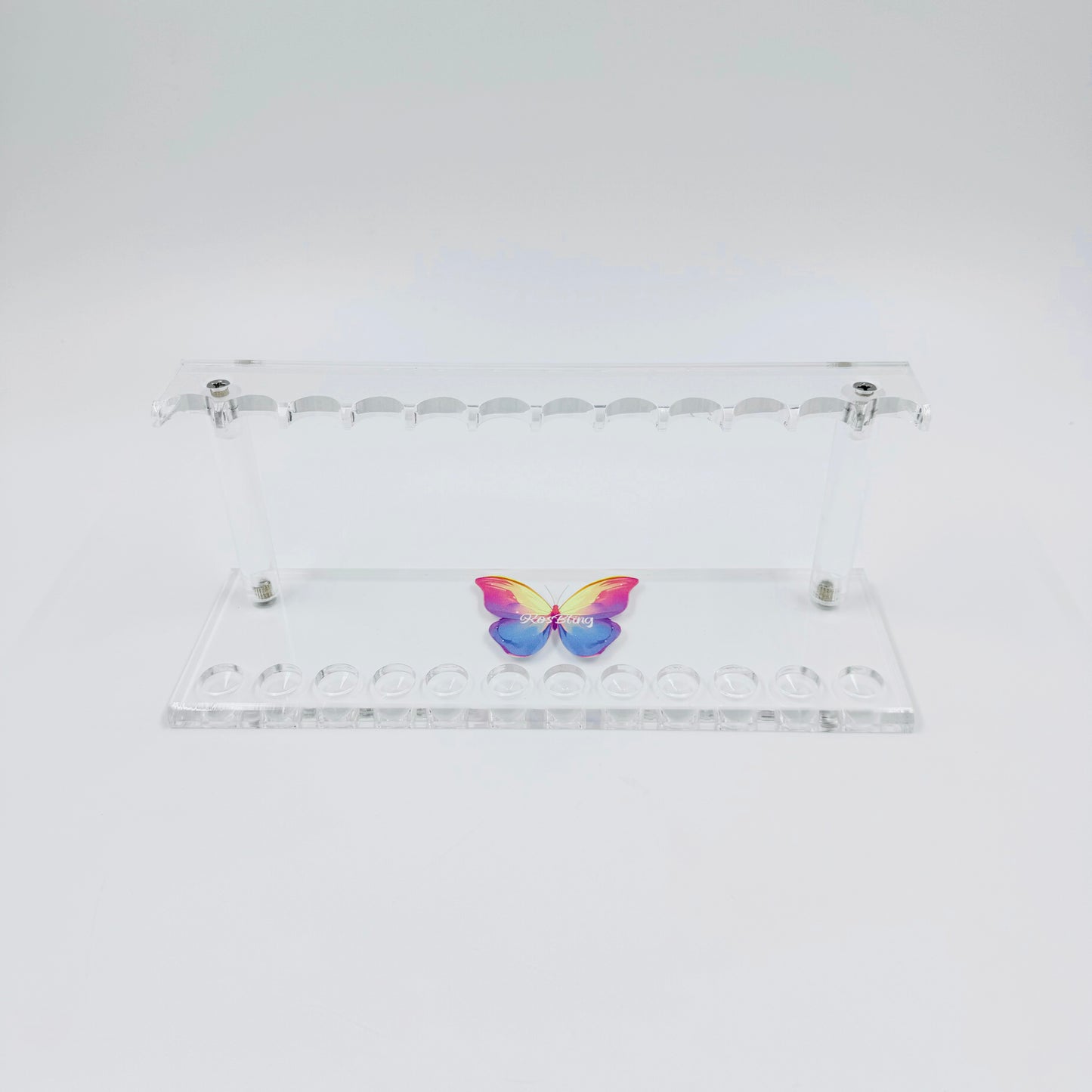 Kosbling Butterfly Print Acrylic Pen Rack