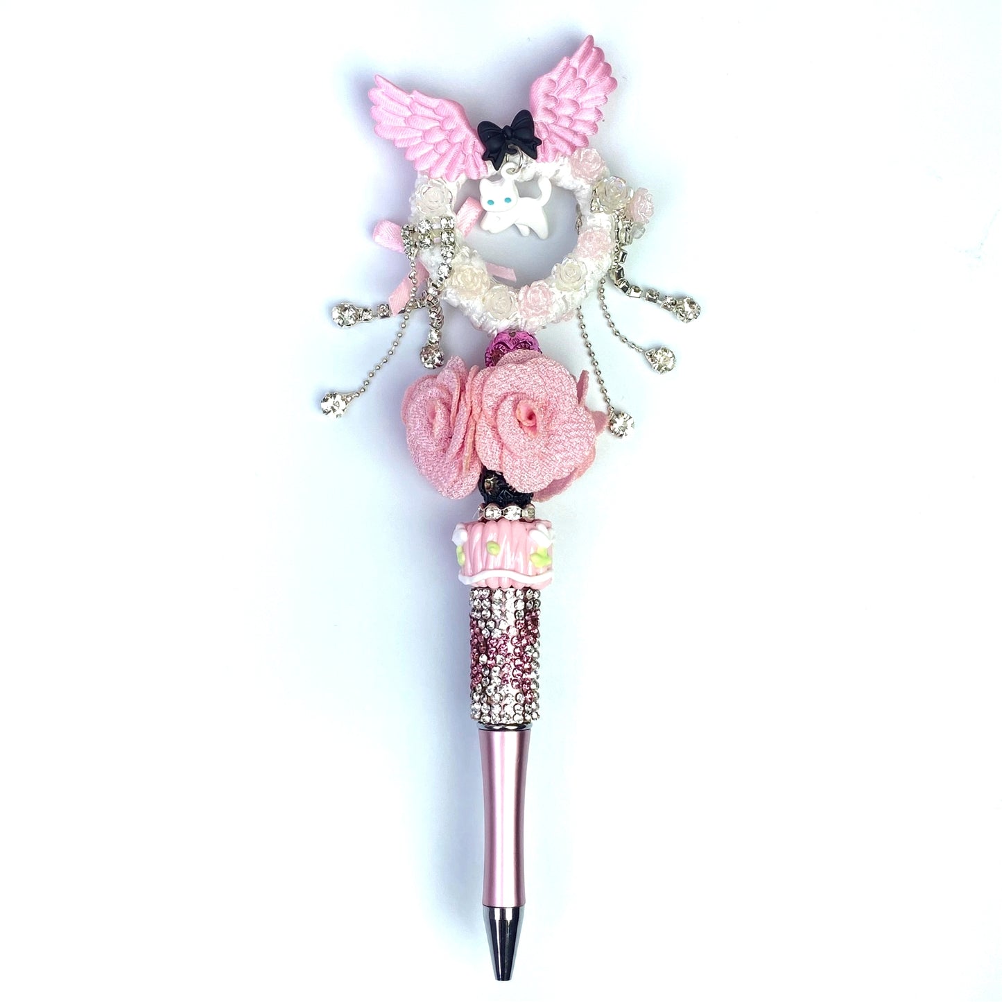 Y2K Flutter Fairy Wand - Beaded Pens, Kosbling Handmade