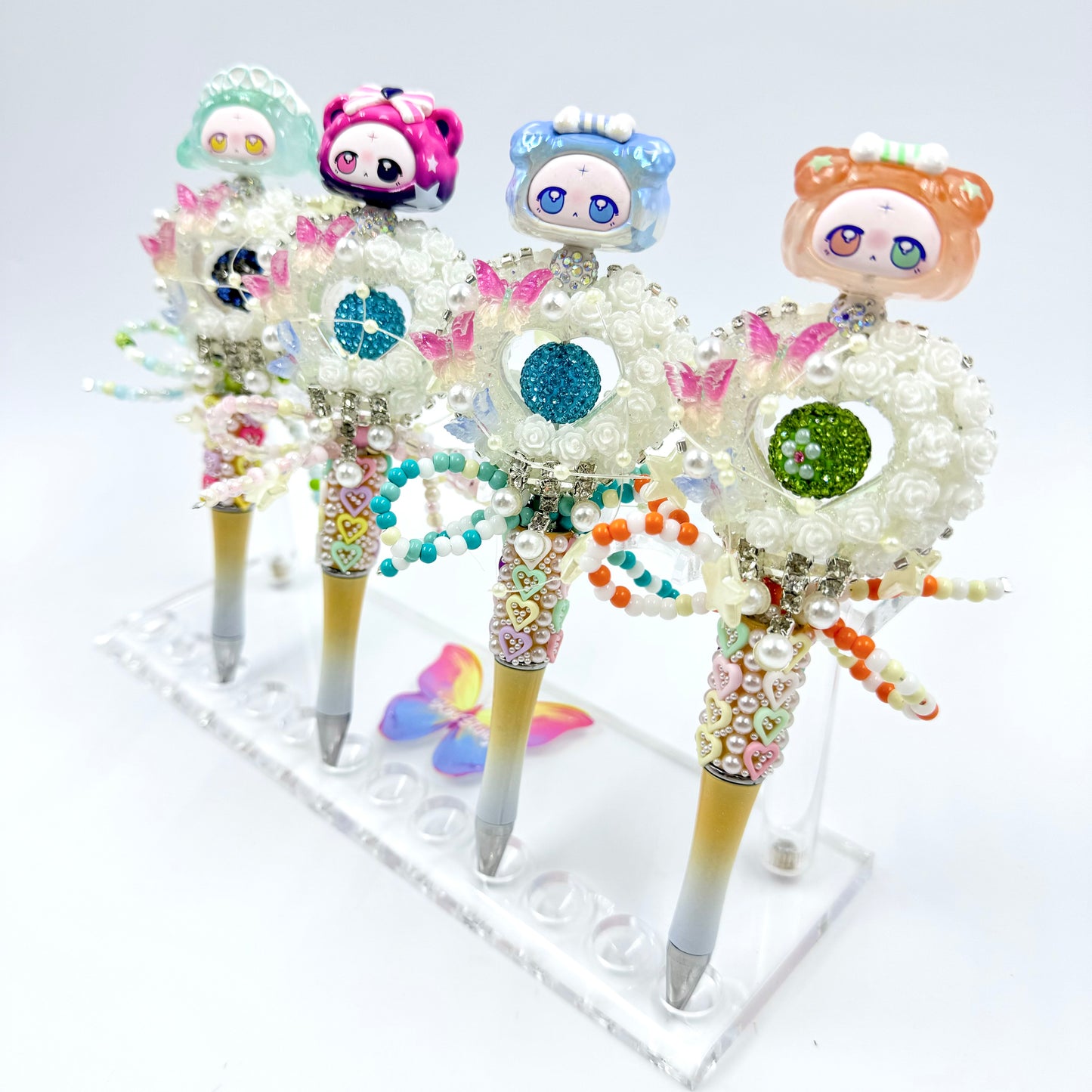 Handmade Doll Beaded Pen