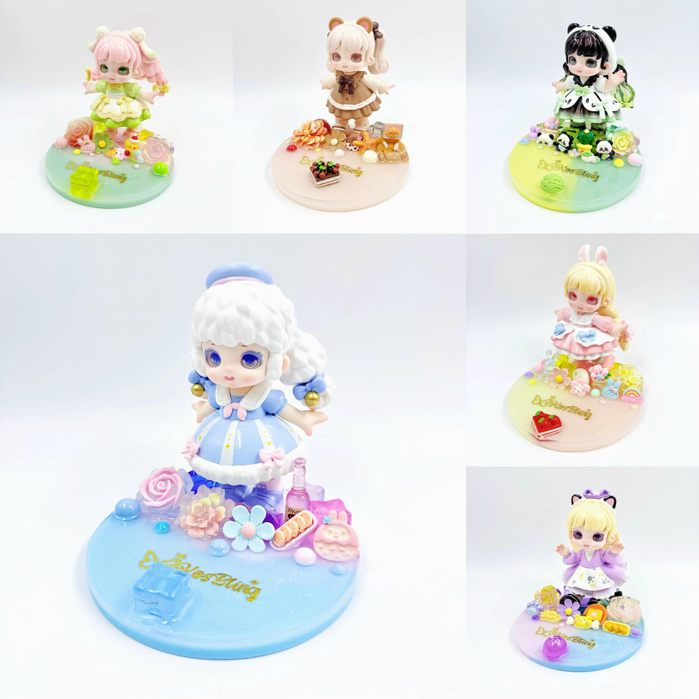 【Doll Resin Phone Stand】Tea Party in the Forest Series