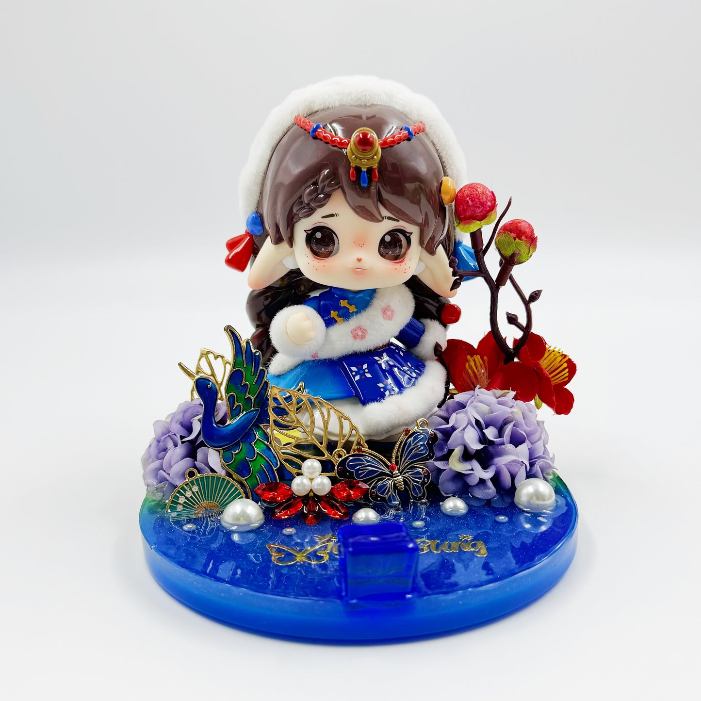 【Doll Resin Phone Stand】Tea Fairy's House Series