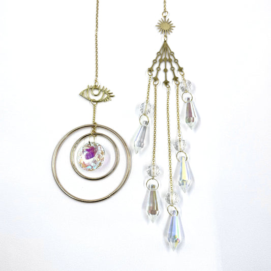 Galaxy Crystal suncatcher