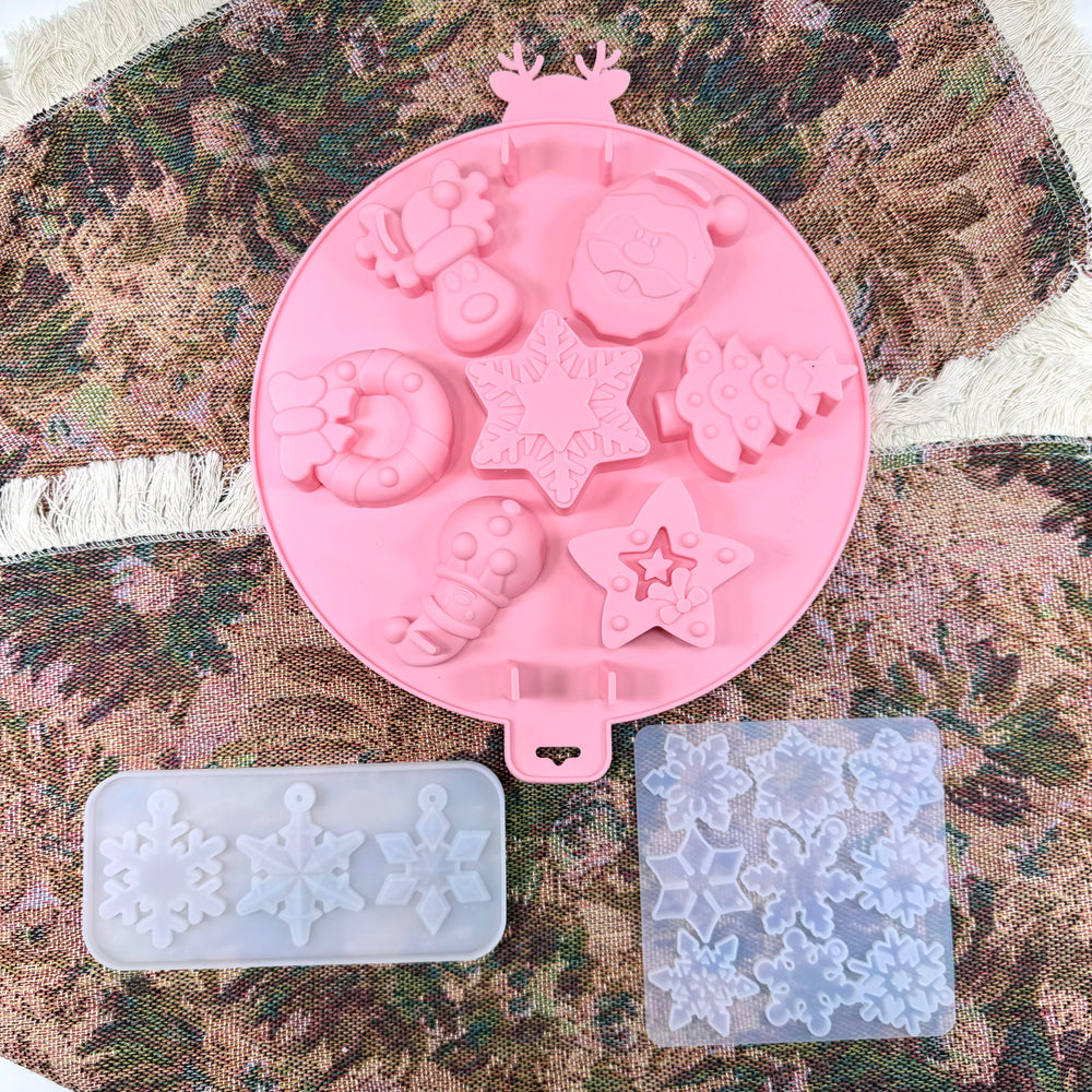 Christmas - themed Epoxy Resin Molds Bundle