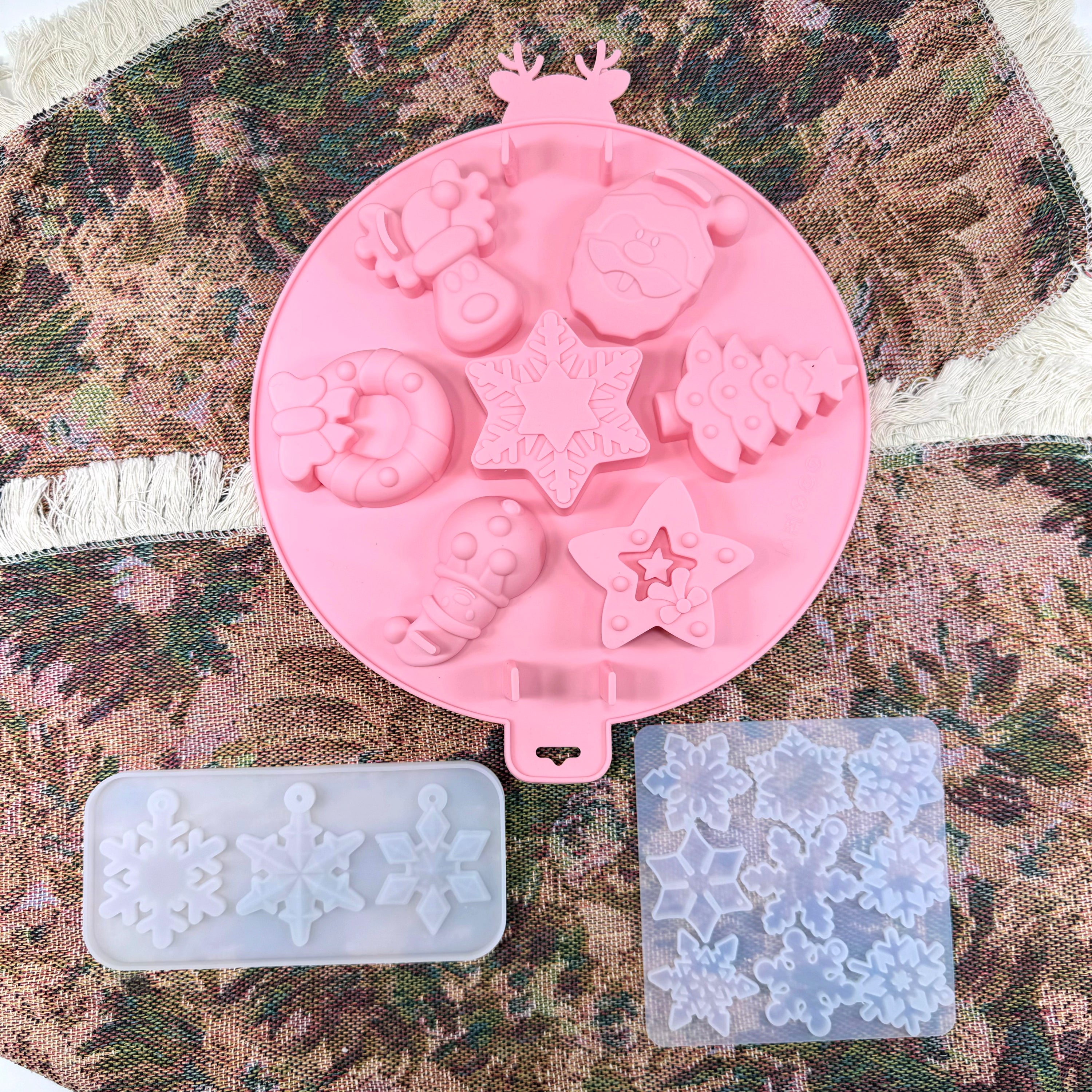 Christmas - themed Epoxy Resin Molds Bundle