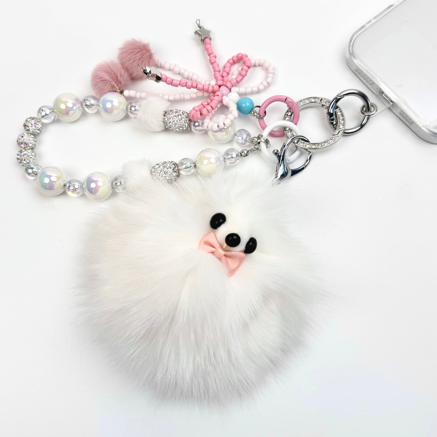 Seal Pup - Fluffy Series - Kosbling keychian＆phonechain