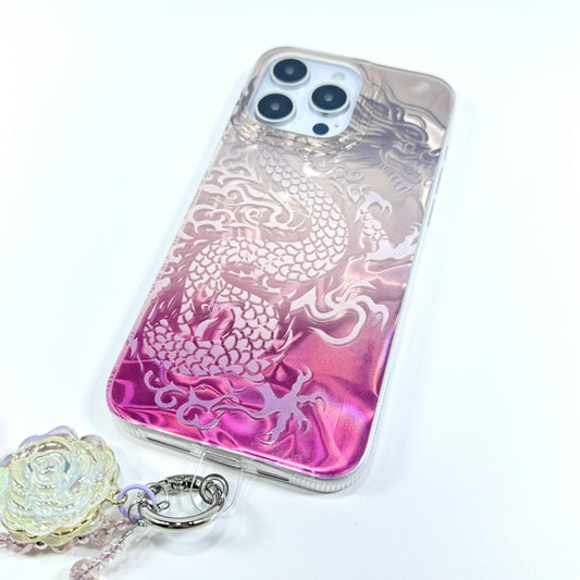 Gradient Pink Dragon Phone Case