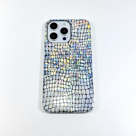 Electroplated Alligator Pattern Phone Case