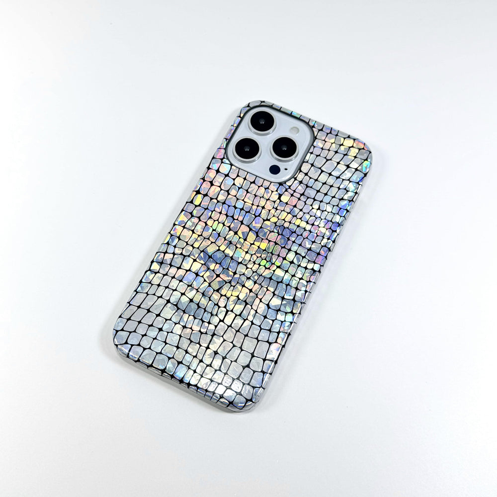 Electroplated Alligator Pattern Phone Case