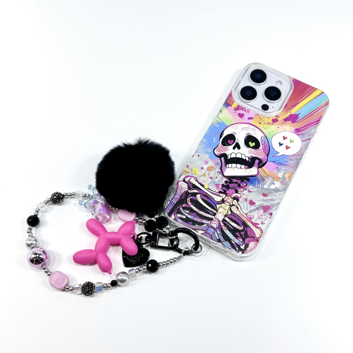 Funny cool skull phone case