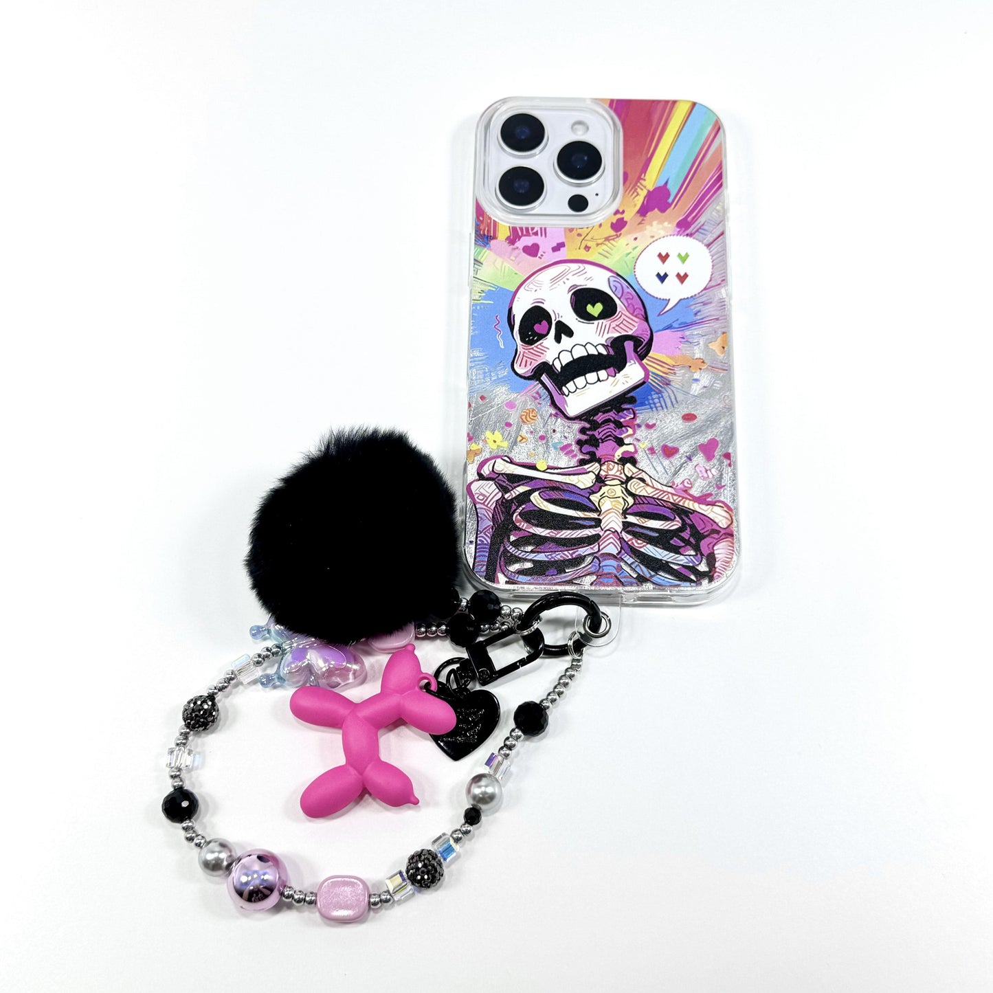 Funny cool skull phone case