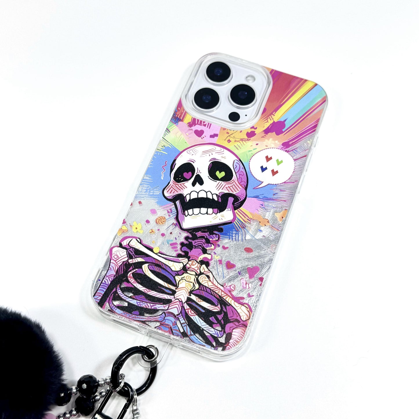 Funny cool skull phone case