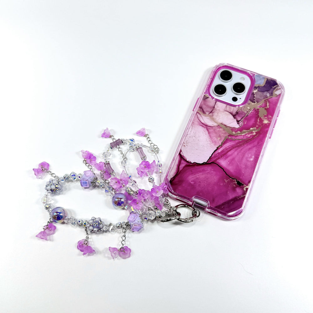 Electroplating marble phone case