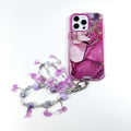 Electroplating marble phone case