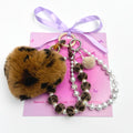 Leopard Heart - Fluffy Series - Kosbling keychian＆phonechain