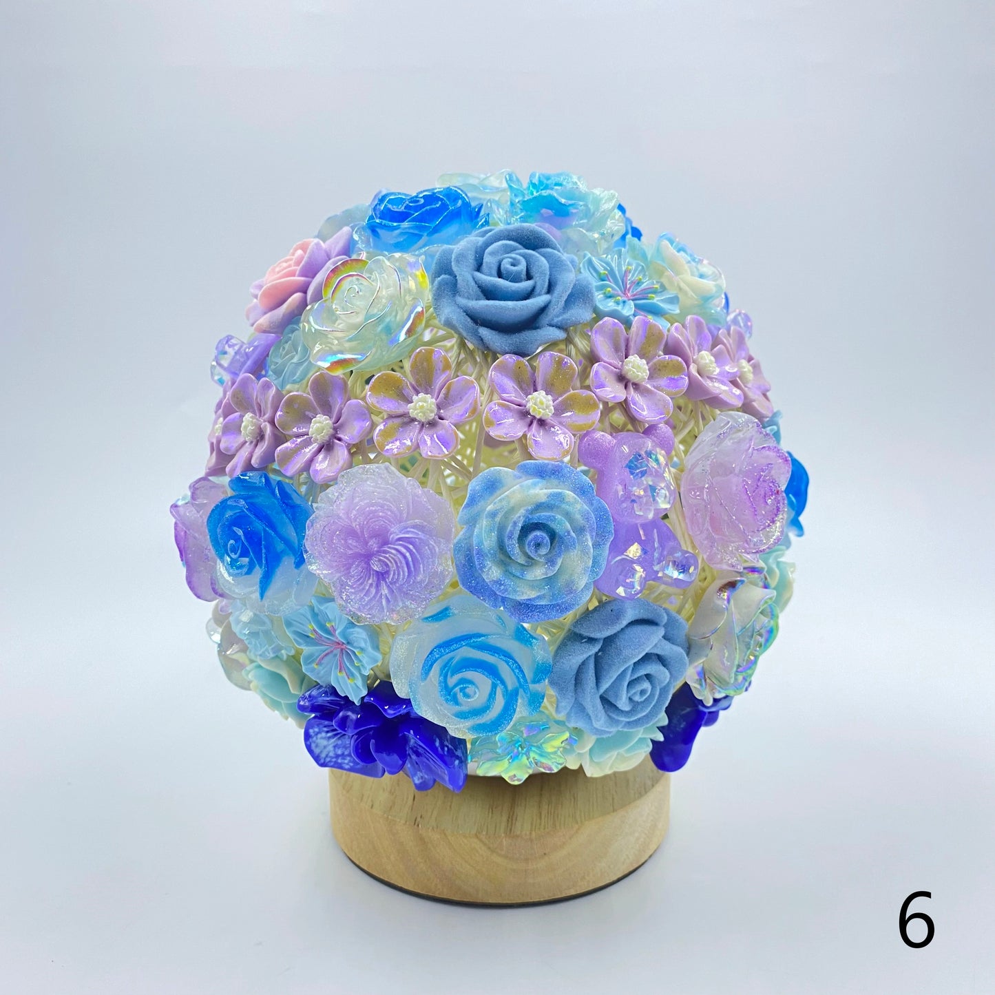 【Night Lamp】Resin Rose Flower Lamp
