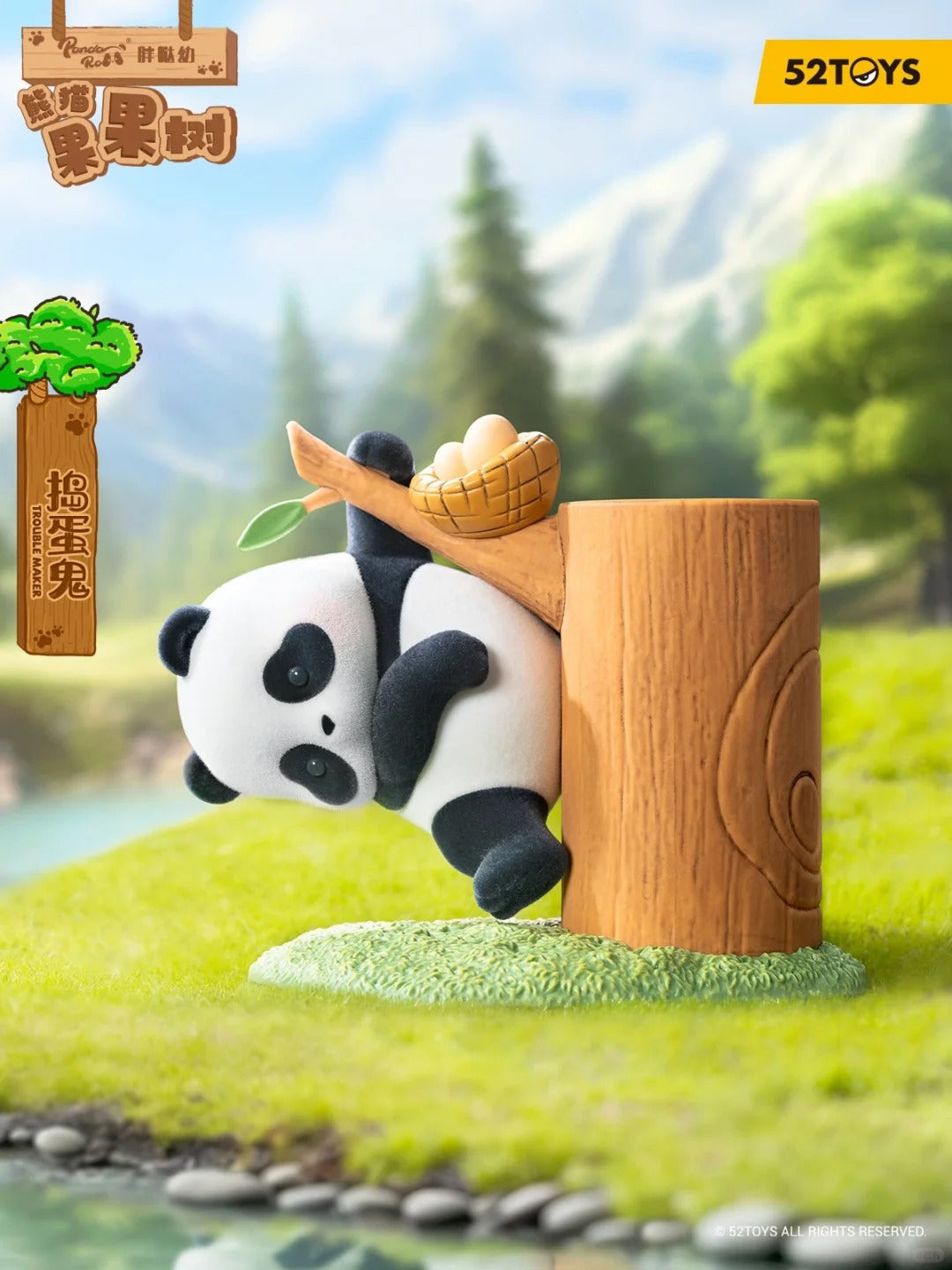 Panda Roll Tree-Climbing Pandas - Kosbling Doll Series