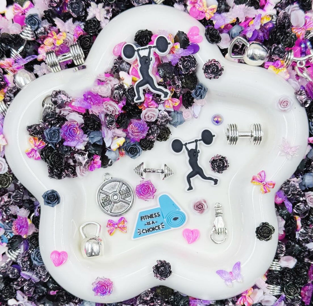 Let's Get Physical Nail Charm + Metal Mix (Miki) - NailC-N2018