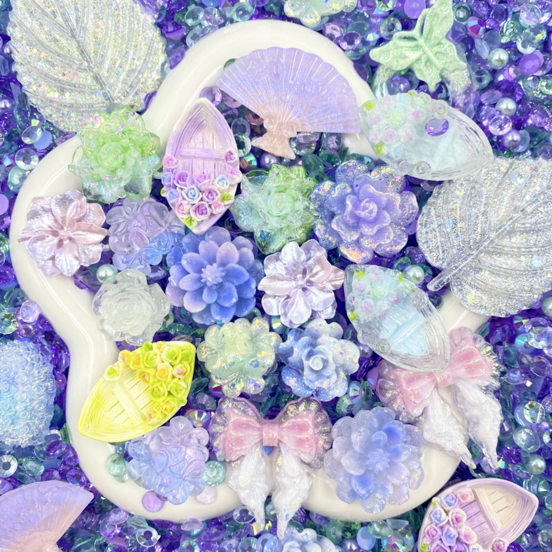 Fairy Boat & Flowers Rose Bouquet Mix -glow (Miki)- F2019