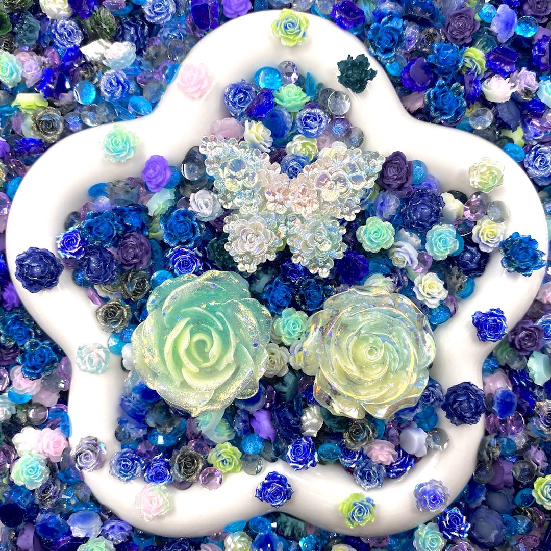 Mystic Bloom-Nail Charm+ Rose Mix-glow - glow(Miki)- FC1-F3029