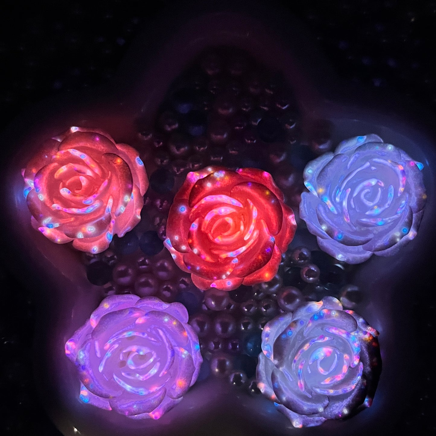 Pearls In Bloom - Rose Mix-glow(Miki)- FC1-F1076