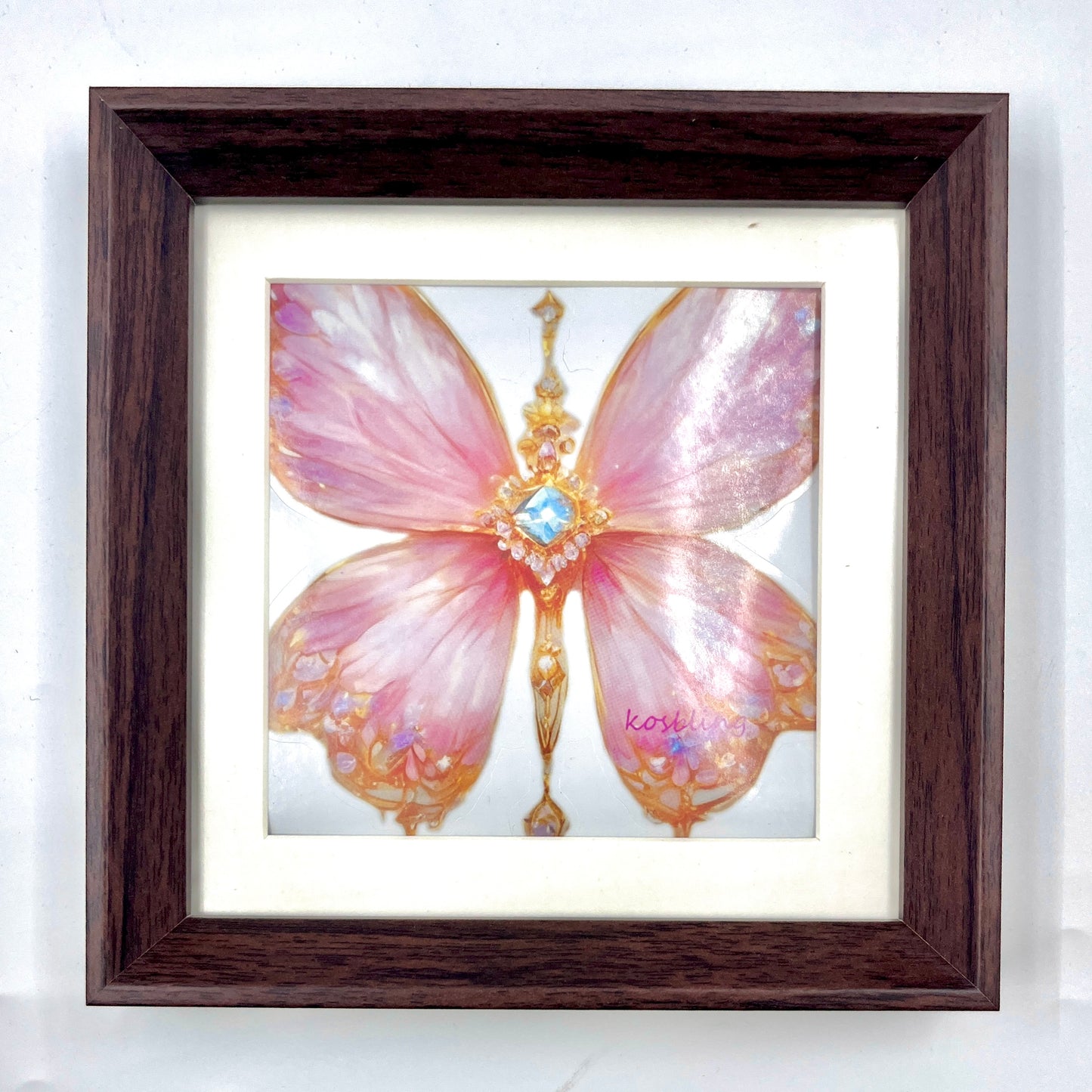 【Photo Frame】Square Wooden Texture Photo Frame