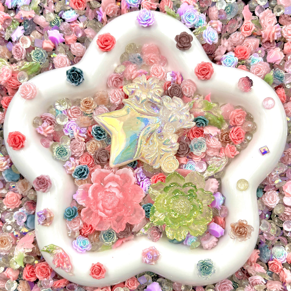 Wishing Upon A Star - Nail Charm+Rose Mix-glow - glow(Miki)- FC1