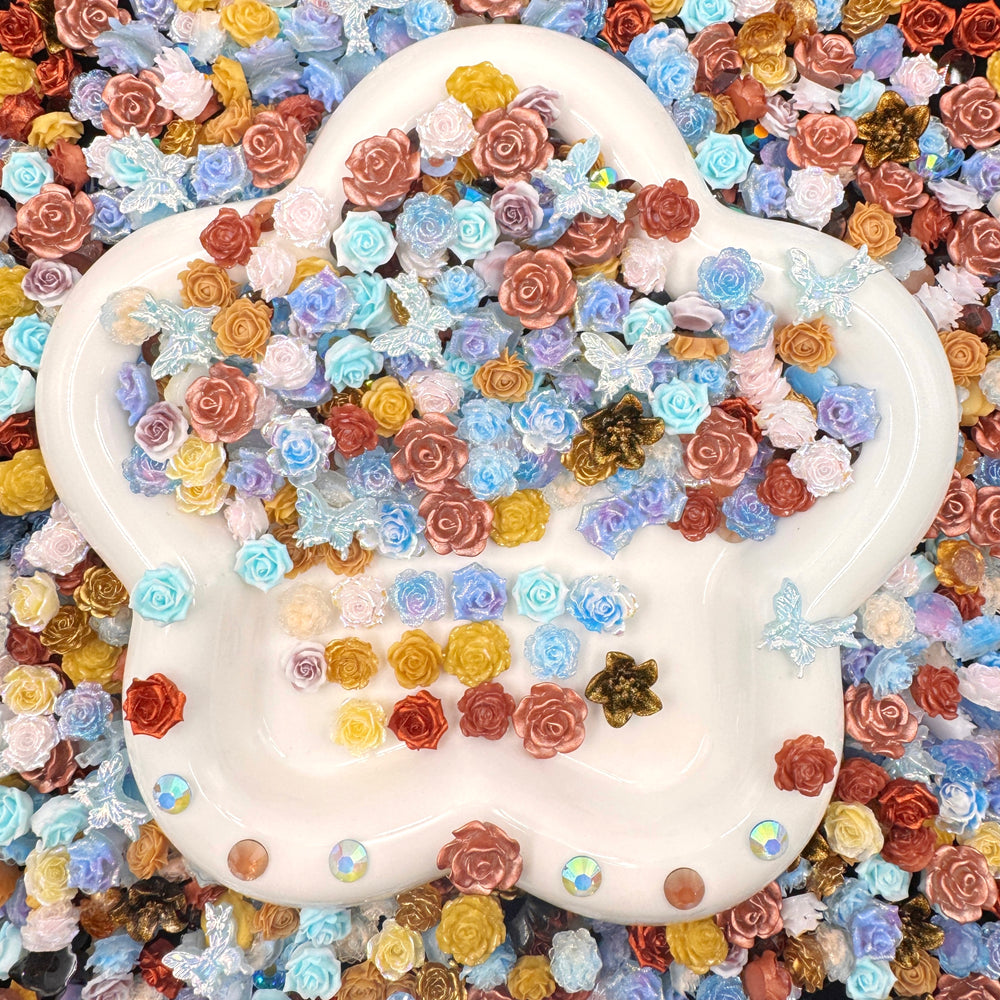 Vintage Garden - Nail Mix-glow-NailC