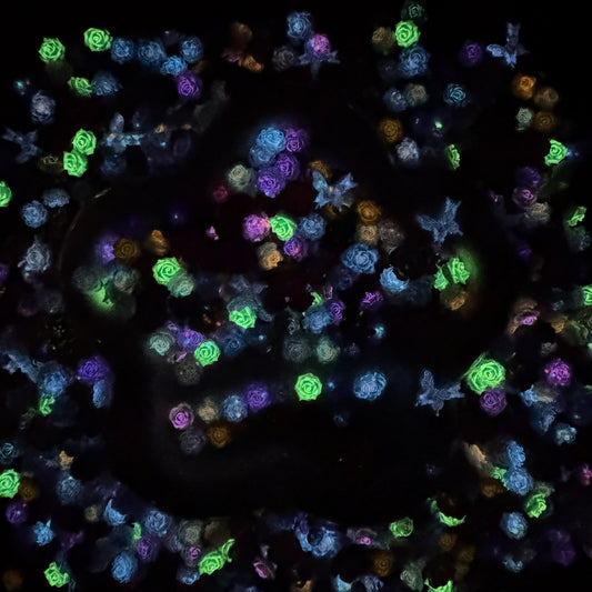 Vintage Garden - Nail Mix-glow-NailC