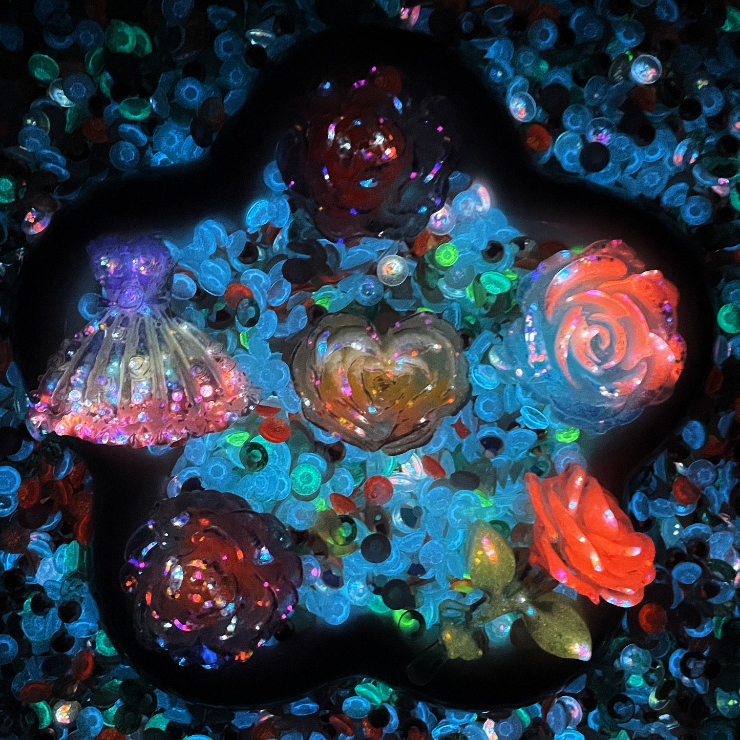 Morning Dew -  Rose Mix-glow - glow(Miki)- FC1