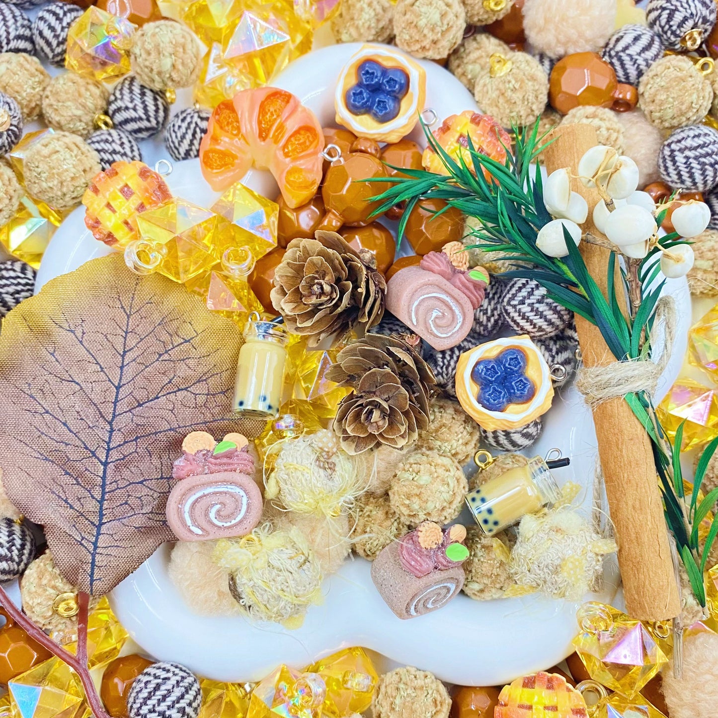 Cozy Cravings - Beads Mix For Hanging Ornaments(Miki)-BD