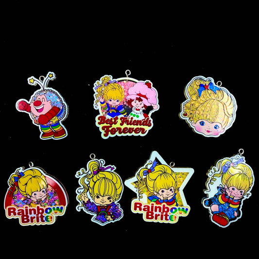 【Buy One Get One Equal Volume For Free】 Rainbow Friends Shaky Acrylic Charm/Pendant Mix