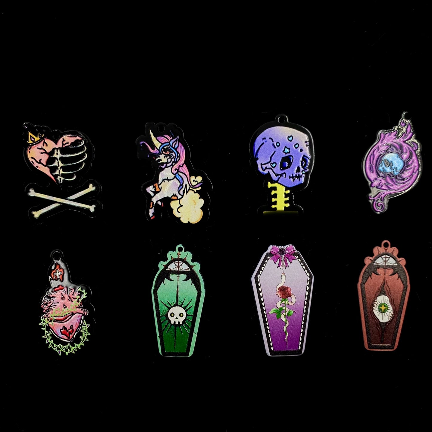 【20%OFF】Colorful Death - Acrylic Charm/Pendant Mix -supermix
